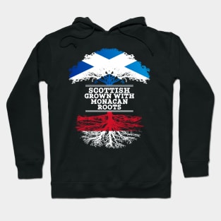 Scottish Grown With Monacan Roots - Gift for Monacan With Roots From Monaco Hoodie